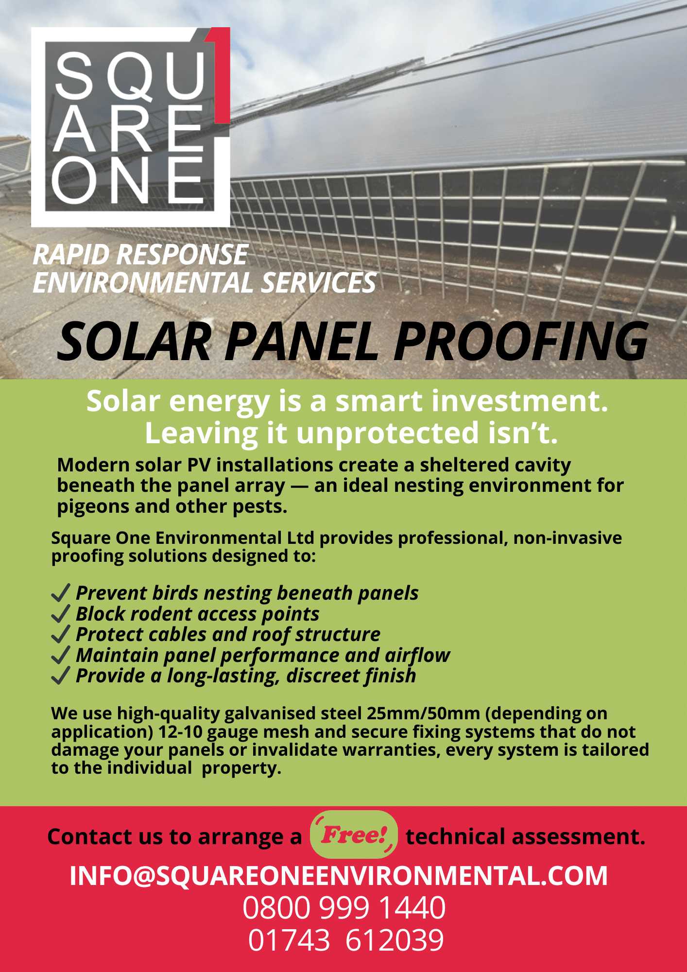 Solar Panel Proofing